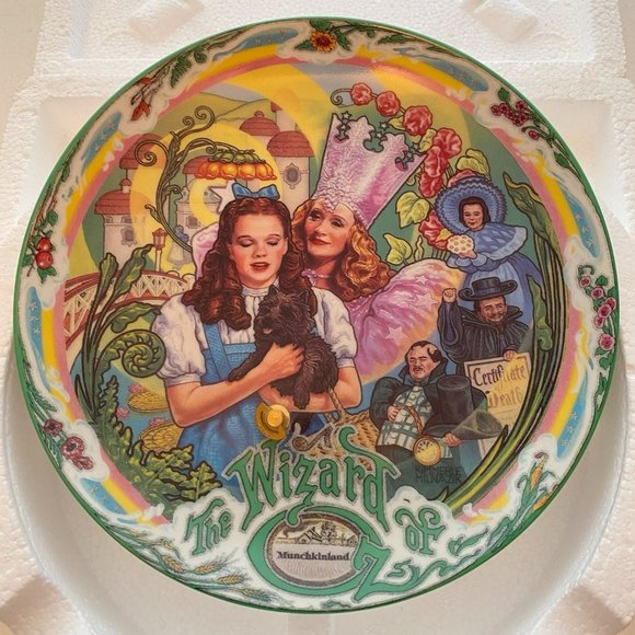 COMPLETE SET: Wizard of Oz Musical Moments Collector's Plates (8 plates) - Picture 5 of 16